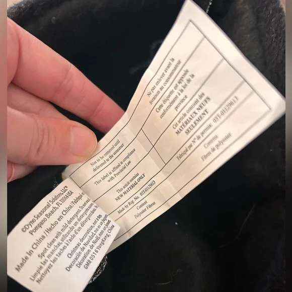 Fuzzy Leopard Santa Hat - Picture 6 of 8